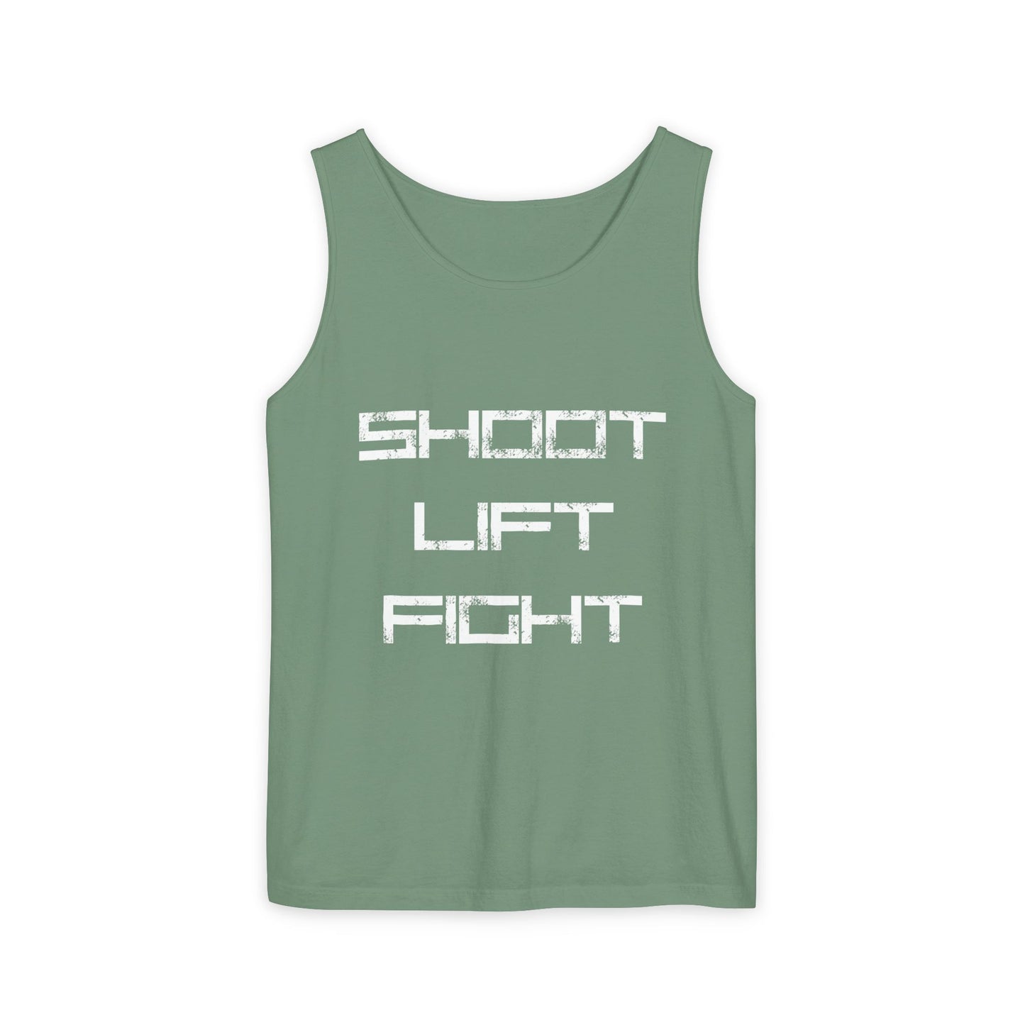 Tanktop Herren – Shoot Lift Fight Sport Tanktop Männer für Gym & Freizeit
