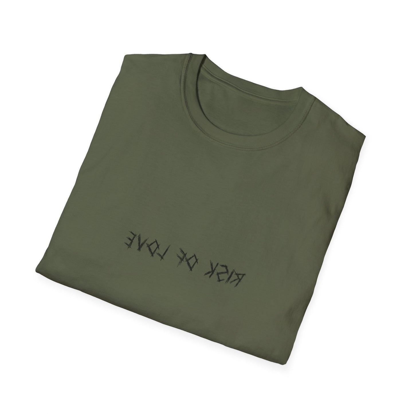 Unisex T-Shirt Risk of Love Vintage Grafik Shirt mit Vögeln und Rosen Streetwear Geschenk für Männer & Frauen Rock Gothic Stil Kleidung