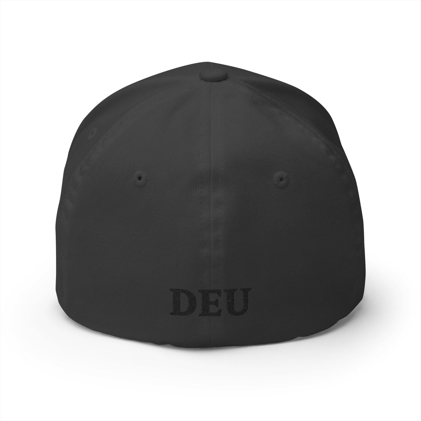 German Classic Flexfit® Cap in Grau mit Bundesadler, DEU, Deutschland Cap