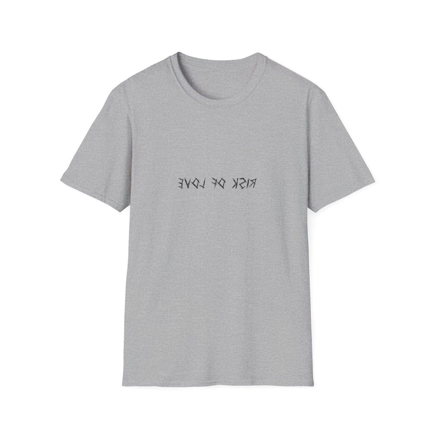 Unisex T-Shirt Risk of Love Vintage Grafik Shirt mit Vögeln und Rosen Streetwear Geschenk für Männer & Frauen Rock Gothic Stil Kleidung