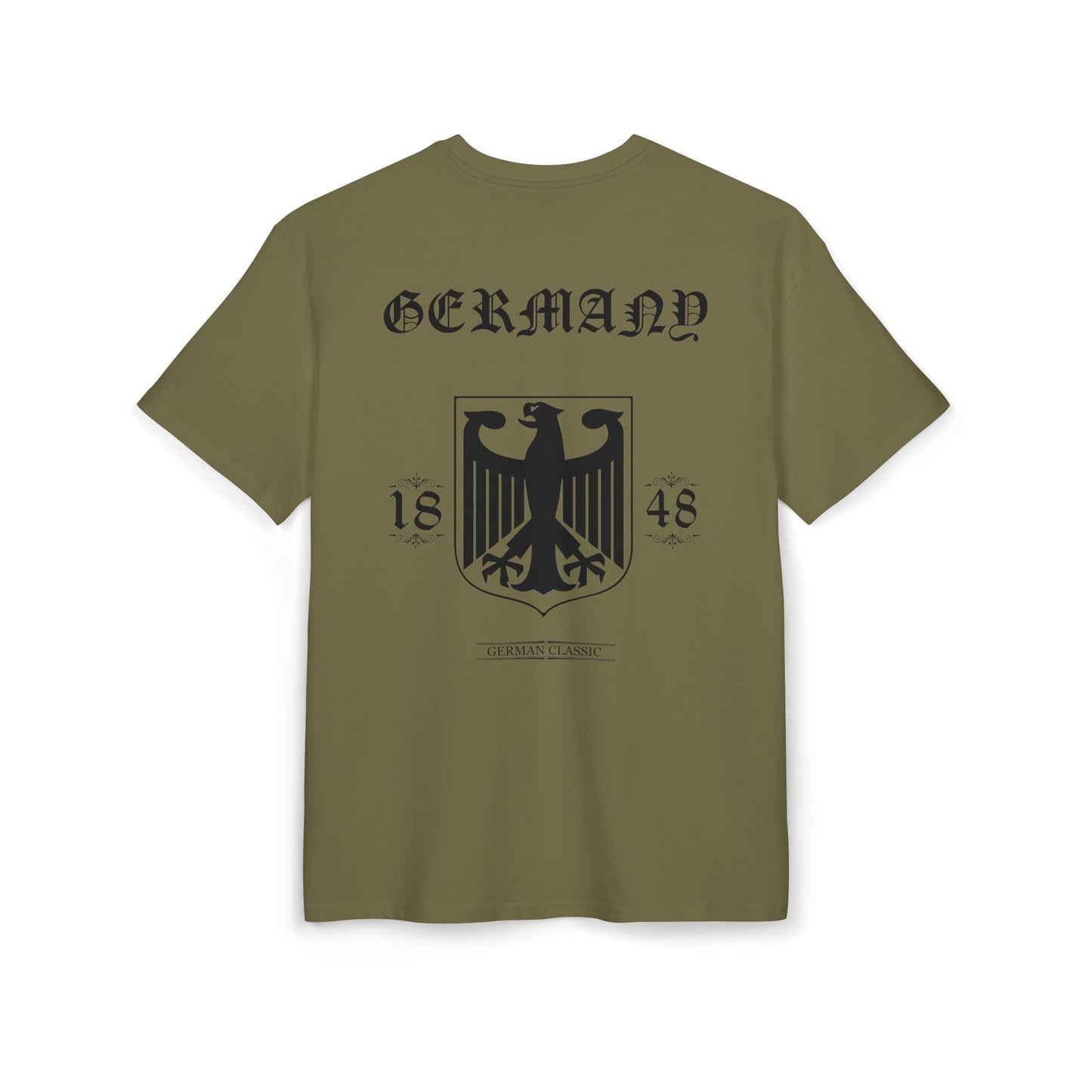 Oversized Shirt - Weiß Germany 1848 Klassisches T-Shirt mit Bundesadler