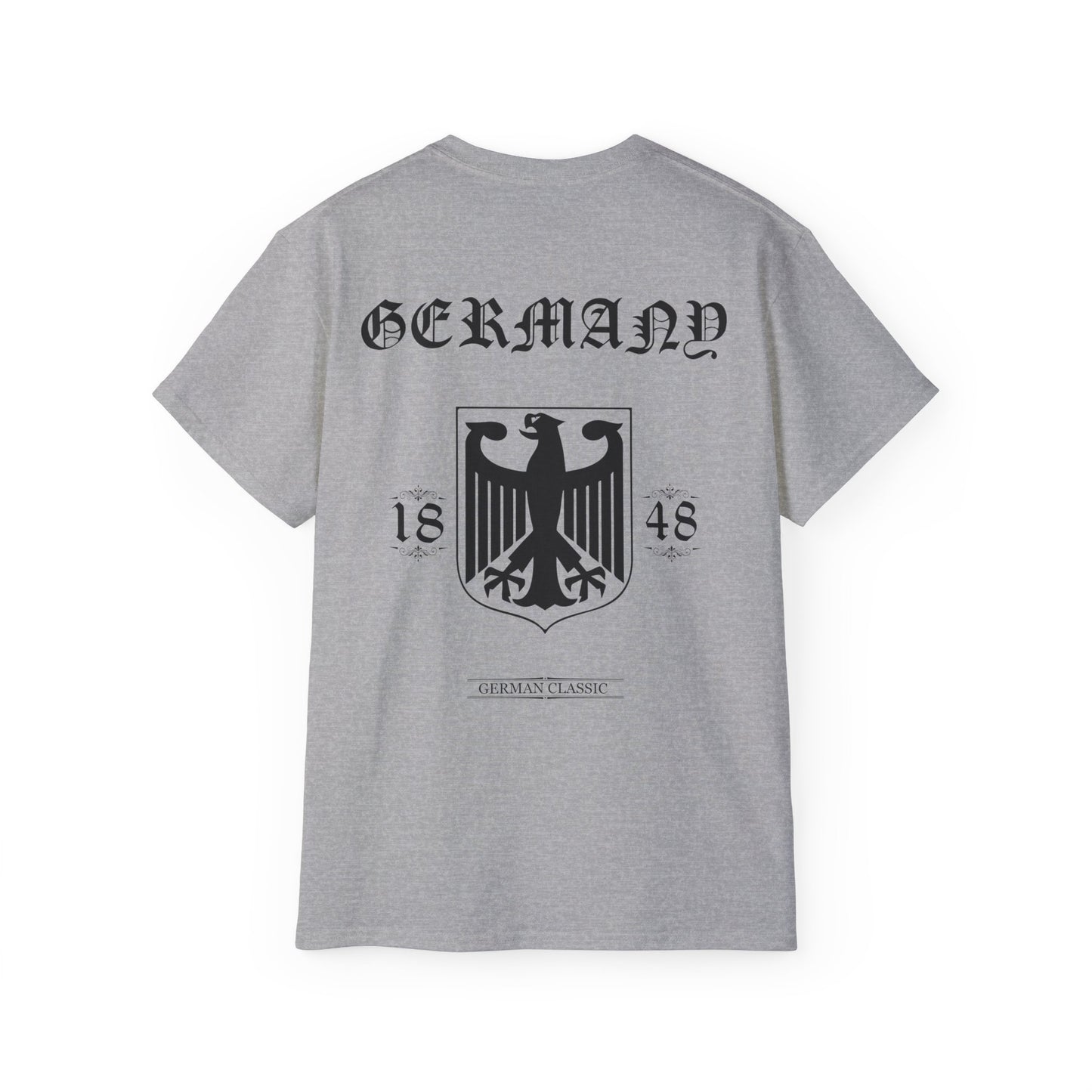Germany 1848 Urban Streetwear T-shirt In Weiß, Grau , Oliv