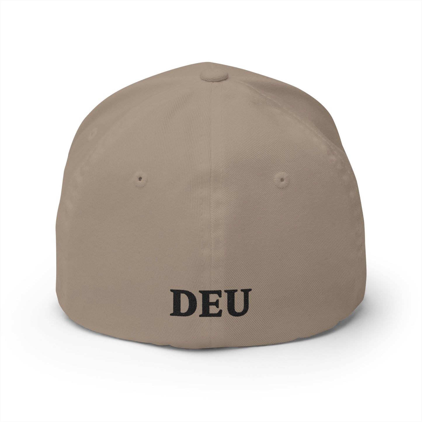 German Classic Flexfit® Cap in Grau mit Bundesadler, DEU, Deutschland Cap