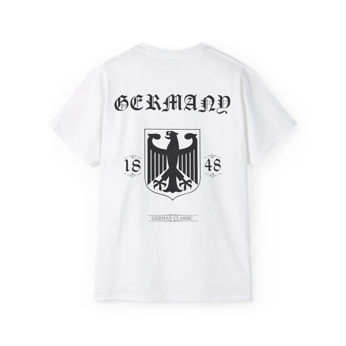 Germany 1848 Urban Streetwear T-shirt In Weiß, Grau , Oliv
