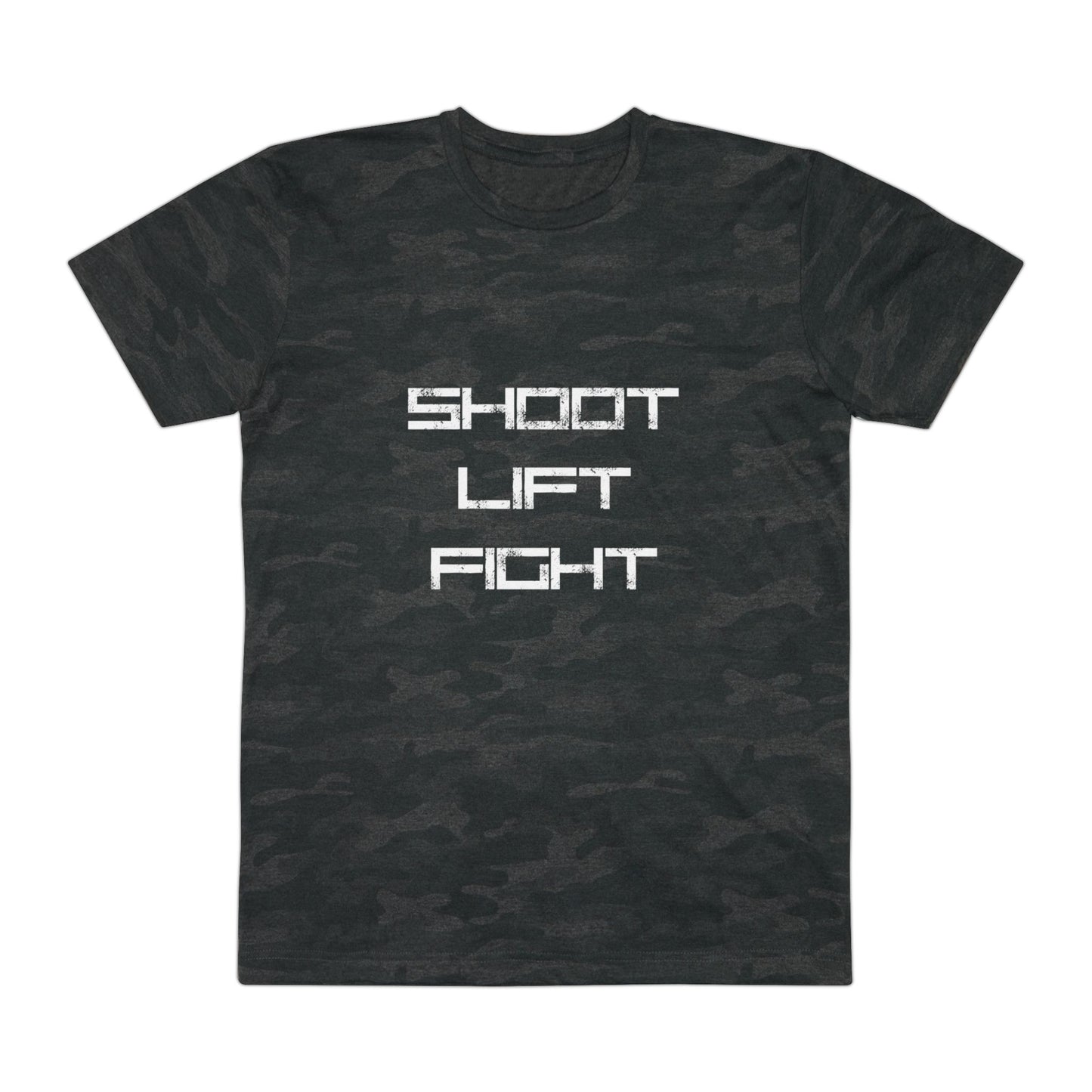 Shoot Lift Fight -T-Shirt - Herren Mode Fitness Shirt