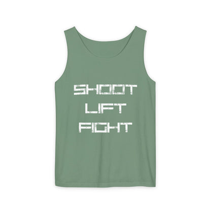 Tanktop Herren – Shoot Lift Fight Sport Tanktop Männer für Gym & Freizeit