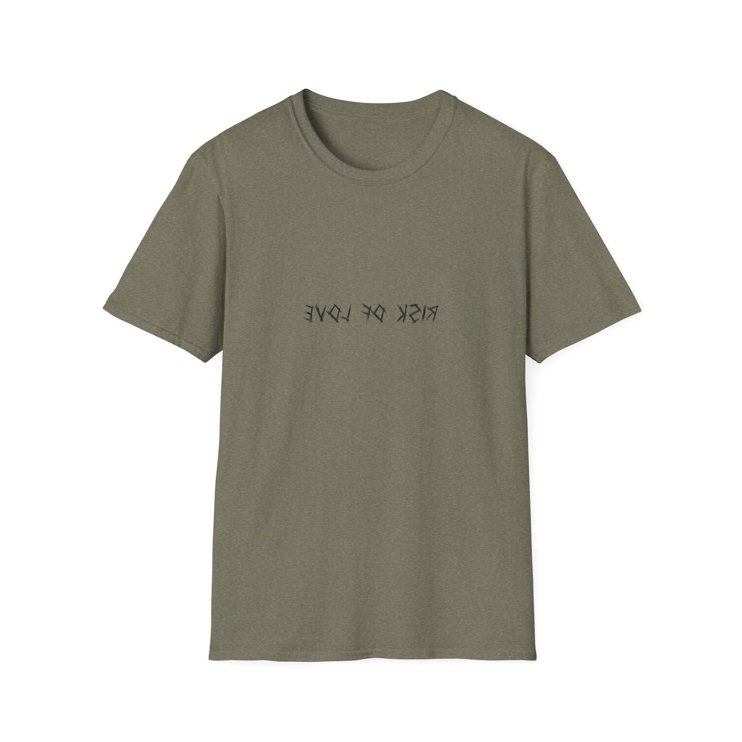 Unisex T-Shirt Risk of Love  Vintage Grafik Shirt mit Vögeln und Rosen Streetwear Geschenk für Männer & Frauen  Rock Gothic Stil Kleidung