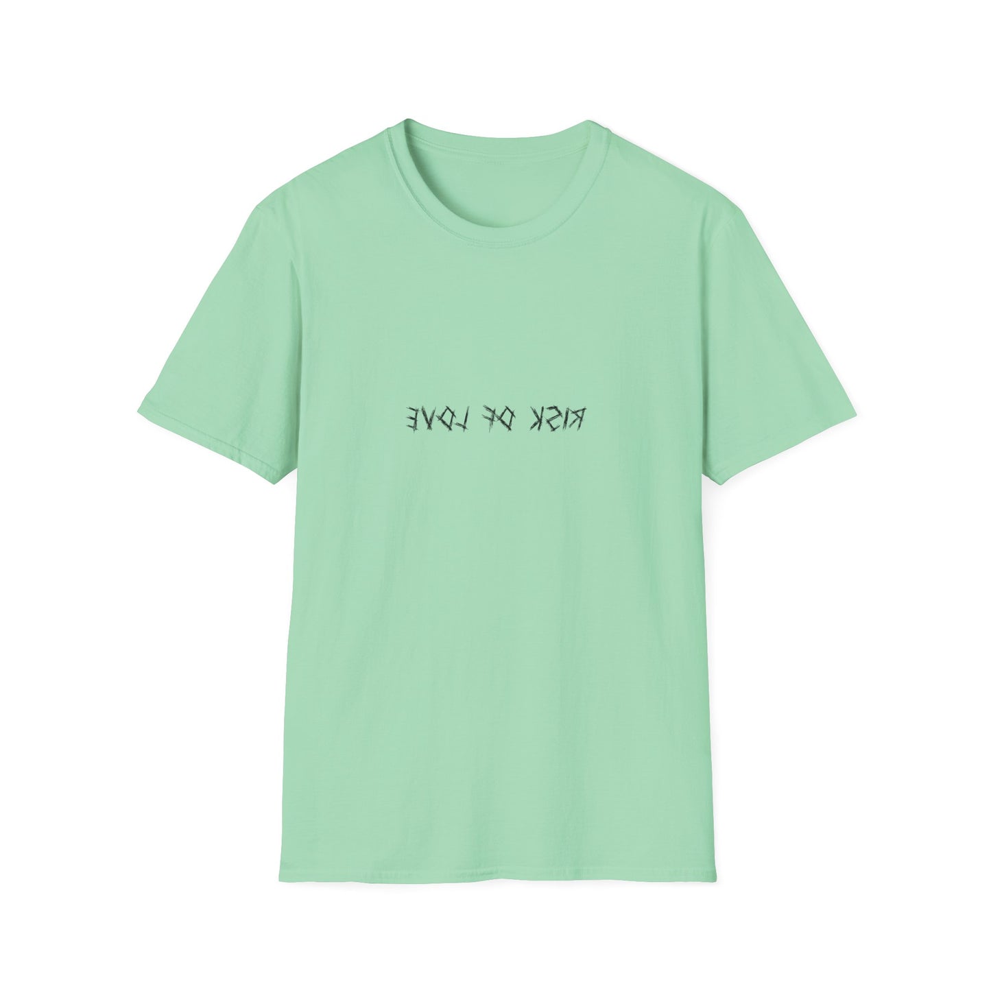 Unisex T-Shirt Risk of Love  Vintage Grafik Shirt mit Vögeln und Rosen Streetwear Geschenk für Männer & Frauen  Rock Gothic Stil Kleidung