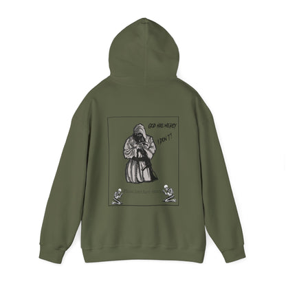 Skull Military Style Hoodie-Streetwear Army Design-Combat Wear Herren