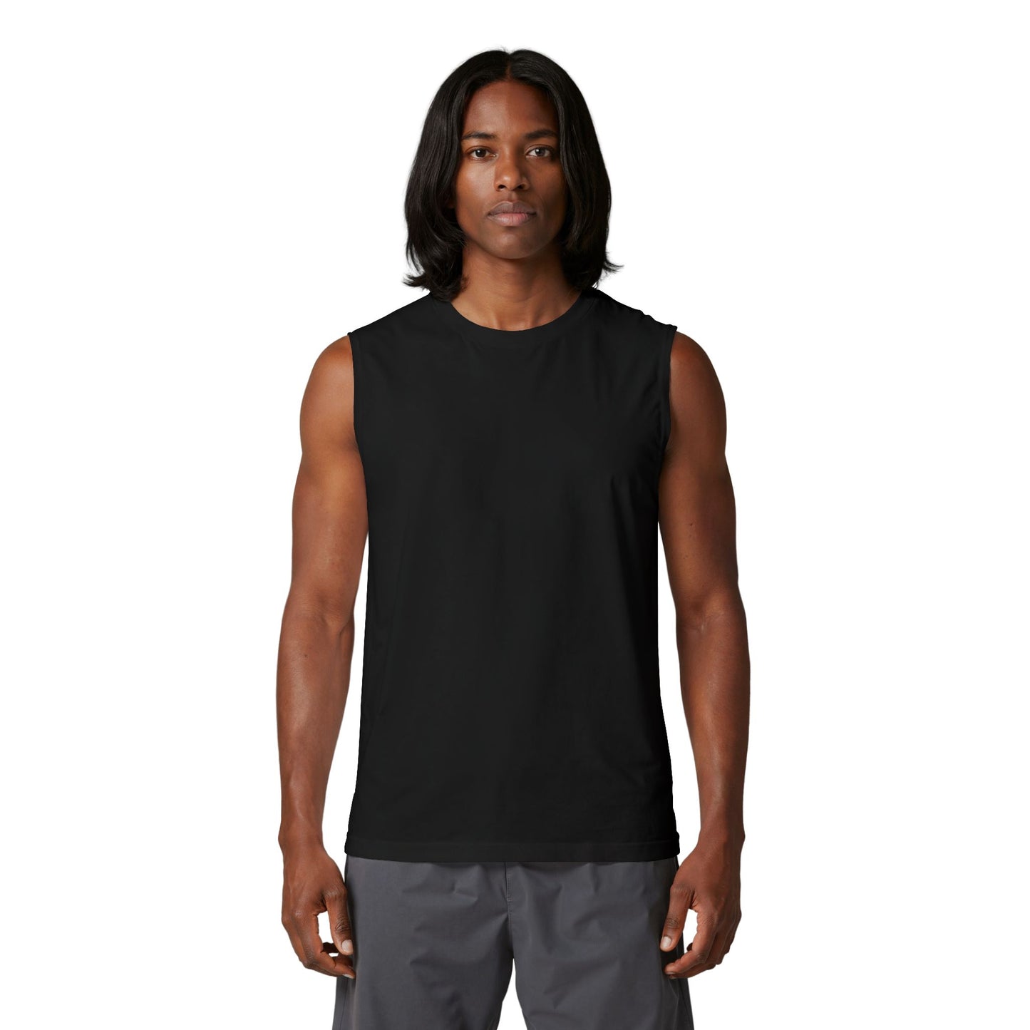 Trooptrends Tanktop Unboxed Club Vertical Print Streetwear Herren