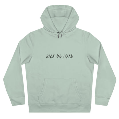 Unisex Hoodie Risk of Love Pullover mit Grafik & Rosen im Gothic Stil Geschenk für Rock Fans und Paare Streetwear für Männer und Frauen