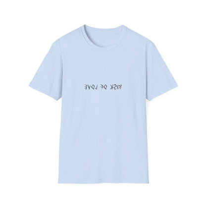 Unisex T-Shirt Risk of Love  Vintage Grafik Shirt mit Vögeln und Rosen Streetwear Geschenk für Männer & Frauen  Rock Gothic Stil Kleidung