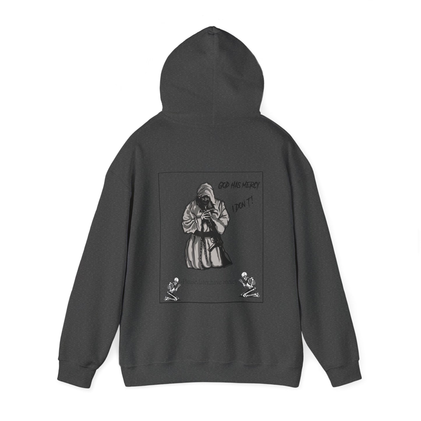 Skull Military Style Hoodie-Streetwear Army Design-Combat Wear Herren