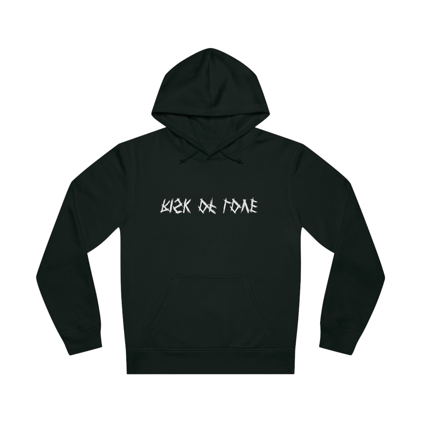 Unisex Hoodie Risk of Love Pullover mit Grafik & Rosen im Gothic Stil Geschenk für Rock Fans und Paare Streetwear für Männer und Frauen