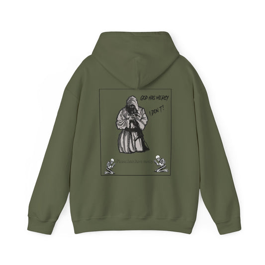 Skull Military Style Hoodie-Streetwear Army Design-Combat Wear Herren