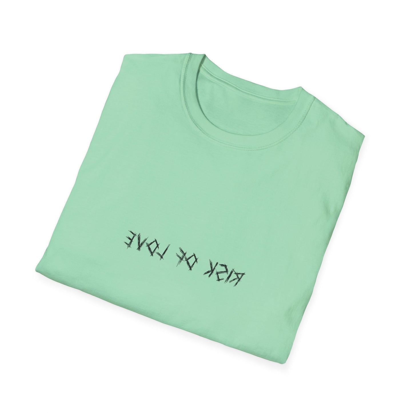 Unisex T-Shirt Risk of Love  Vintage Grafik Shirt mit Vögeln und Rosen Streetwear Geschenk für Männer & Frauen  Rock Gothic Stil Kleidung