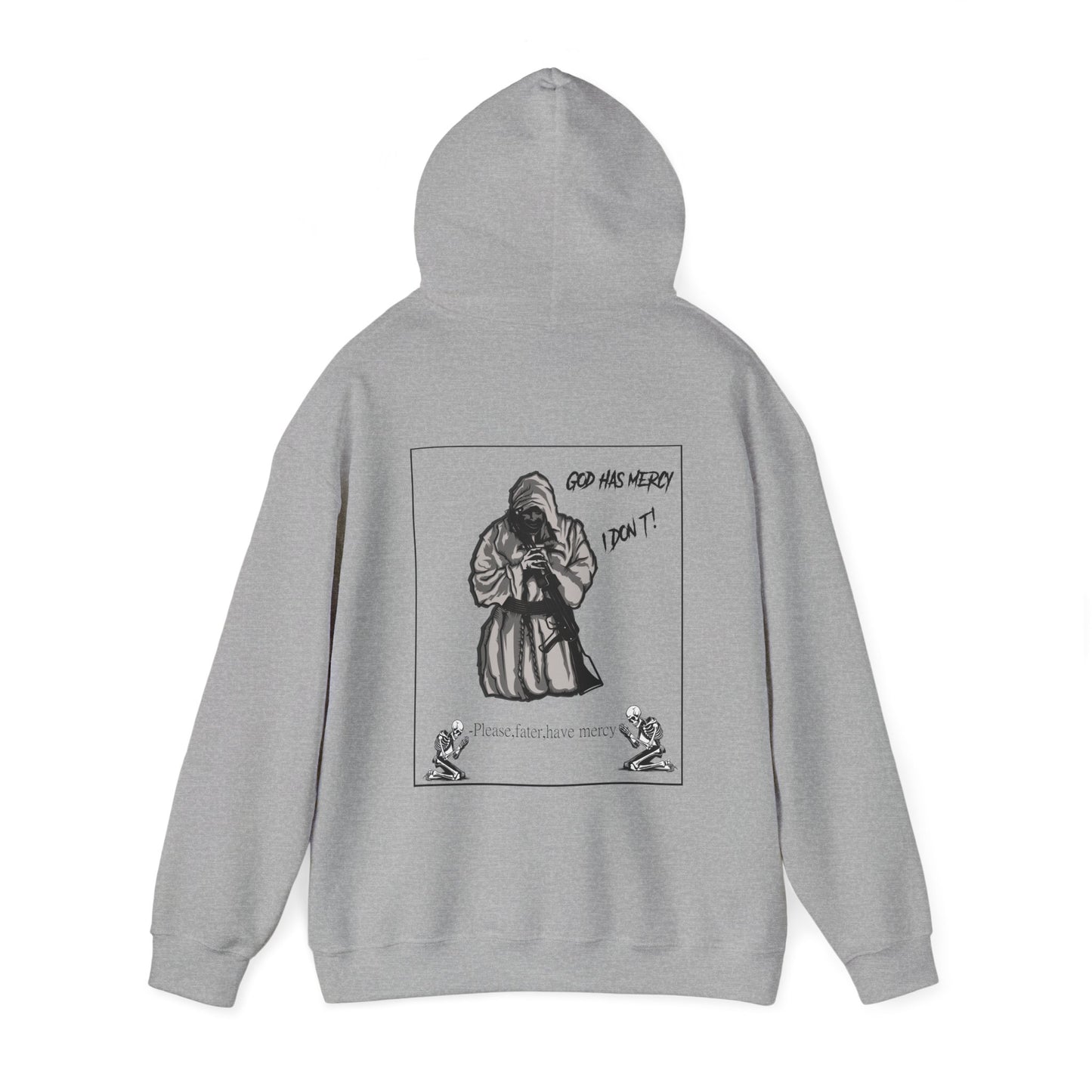 Skull Military Style Hoodie-Streetwear Army Design-Combat Wear Herren