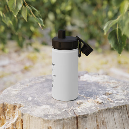 Edelstahl Sport-Wasserflasche "Shoot Lift Fight" Fitness-Wasserflasche