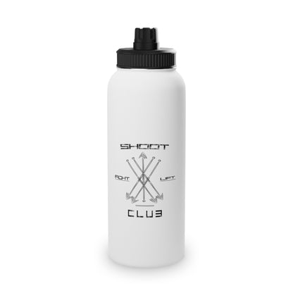 Edelstahl Sport-Wasserflasche "Shoot Lift Fight" Fitness-Wasserflasche