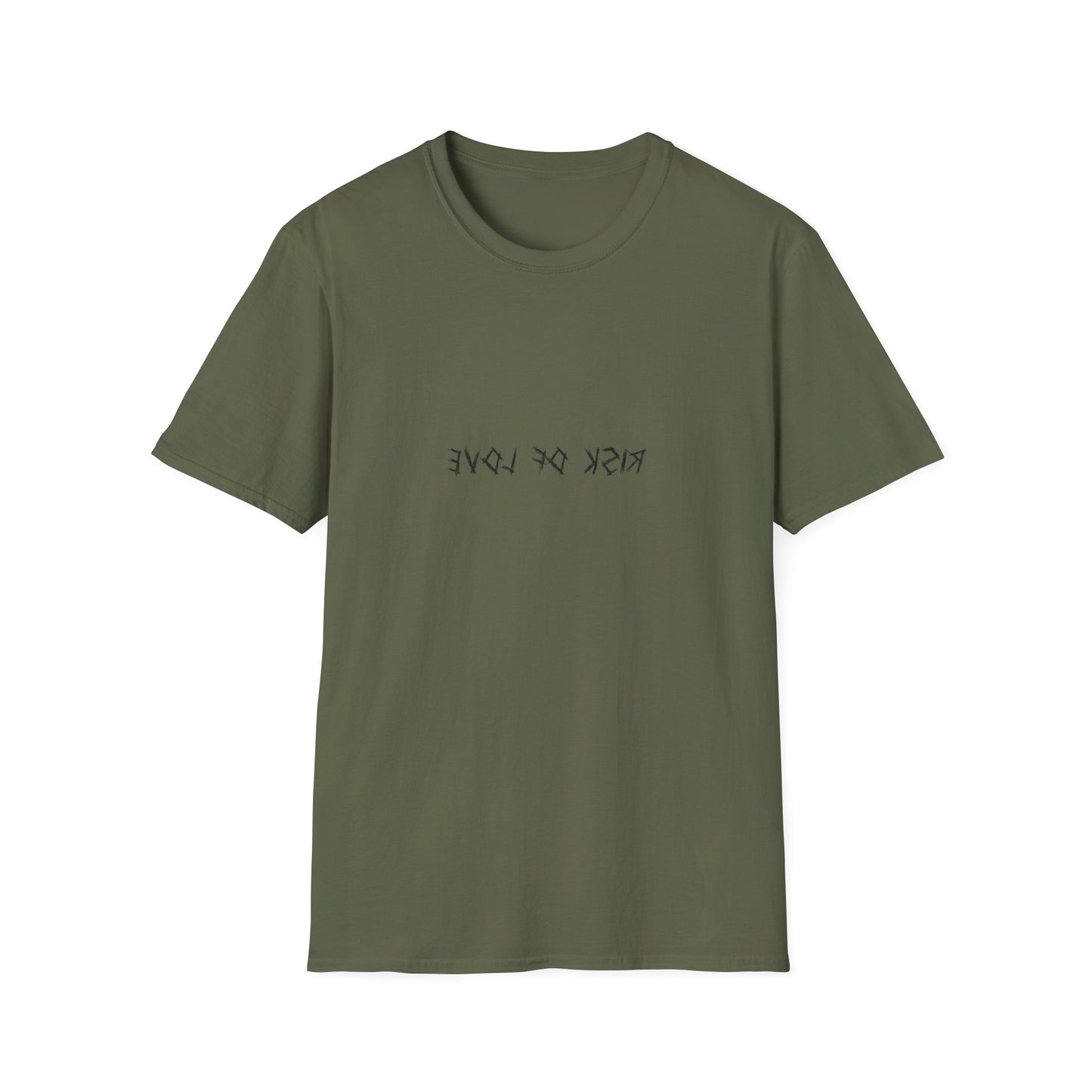 Unisex T-Shirt Risk of Love  Vintage Grafik Shirt mit Vögeln und Rosen Streetwear Geschenk für Männer & Frauen  Rock Gothic Stil Kleidung