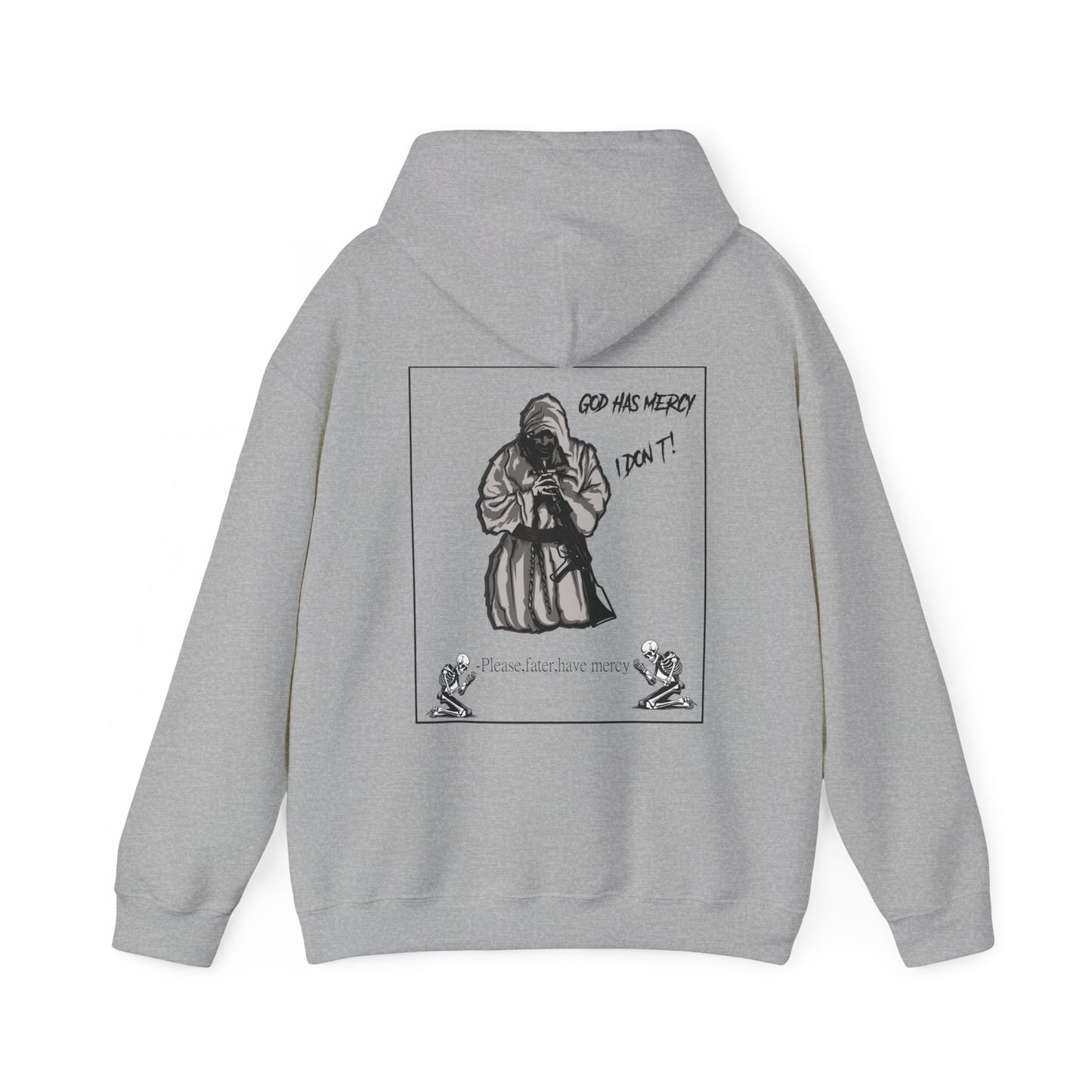Skull Military Style Hoodie-Streetwear Army Design-Combat Wear Herren