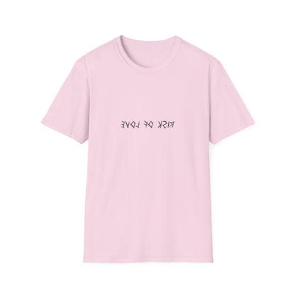 Unisex T-Shirt Risk of Love  Vintage Grafik Shirt mit Vögeln und Rosen Streetwear Geschenk für Männer & Frauen  Rock Gothic Stil Kleidung