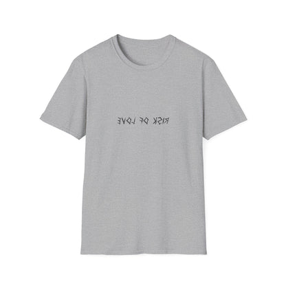 Unisex T-Shirt Risk of Love  Vintage Grafik Shirt mit Vögeln und Rosen Streetwear Geschenk für Männer & Frauen  Rock Gothic Stil Kleidung