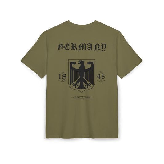 Oversized Shirt - Weiß Germany 1848 Klassisches T-Shirt mit Bundesadler