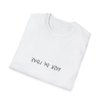 Unisex T-Shirt Risk of Love  Vintage Grafik Shirt mit Vögeln und Rosen Streetwear Geschenk für Männer & Frauen  Rock Gothic Stil Kleidung