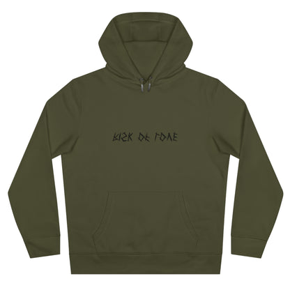 Unisex Hoodie Risk of Love Pullover mit Grafik & Rosen im Gothic Stil Geschenk für Rock Fans und Paare Streetwear für Männer und Frauen