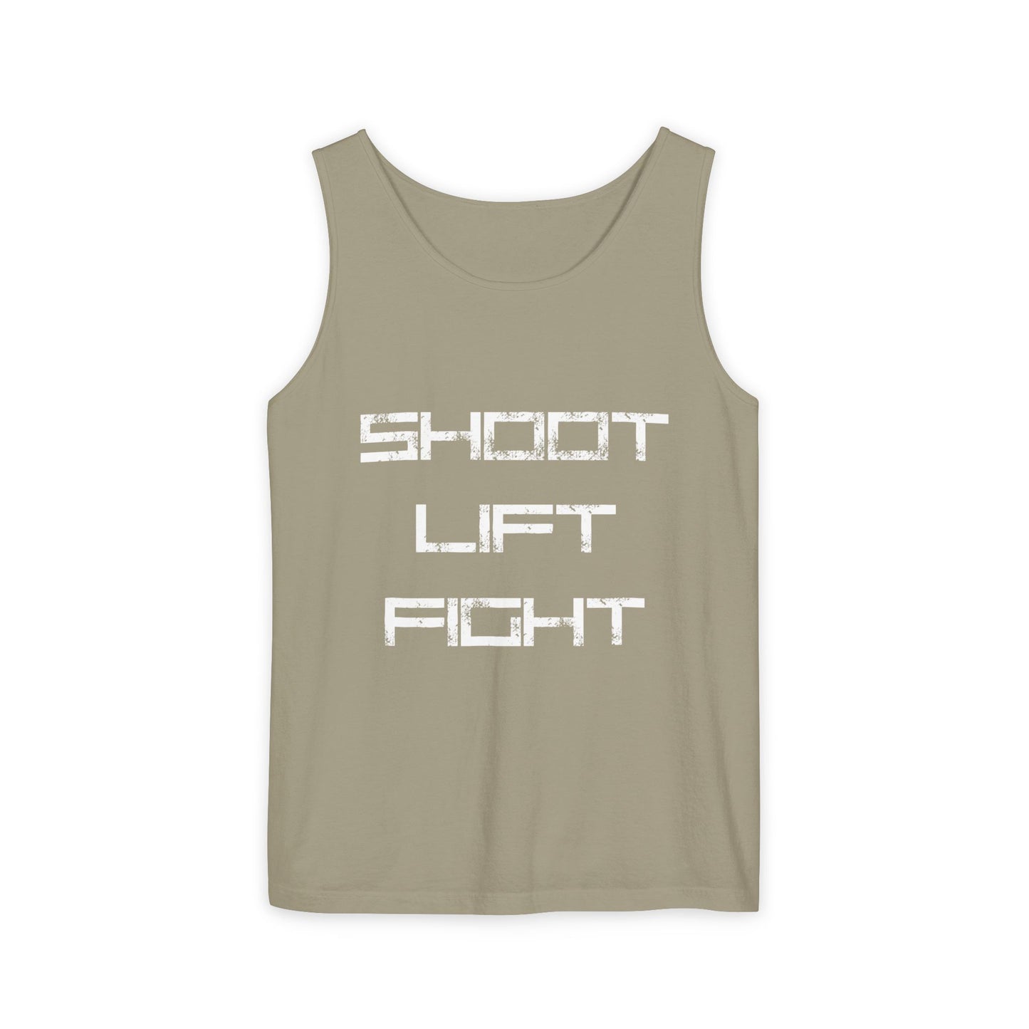 Tanktop Herren – Shoot Lift Fight Sport Tanktop Männer für Gym & Freizeit