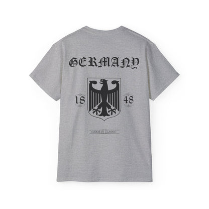 Germany 1848 Urban Streetwear T-shirt In Weiß, Grau , Oliv