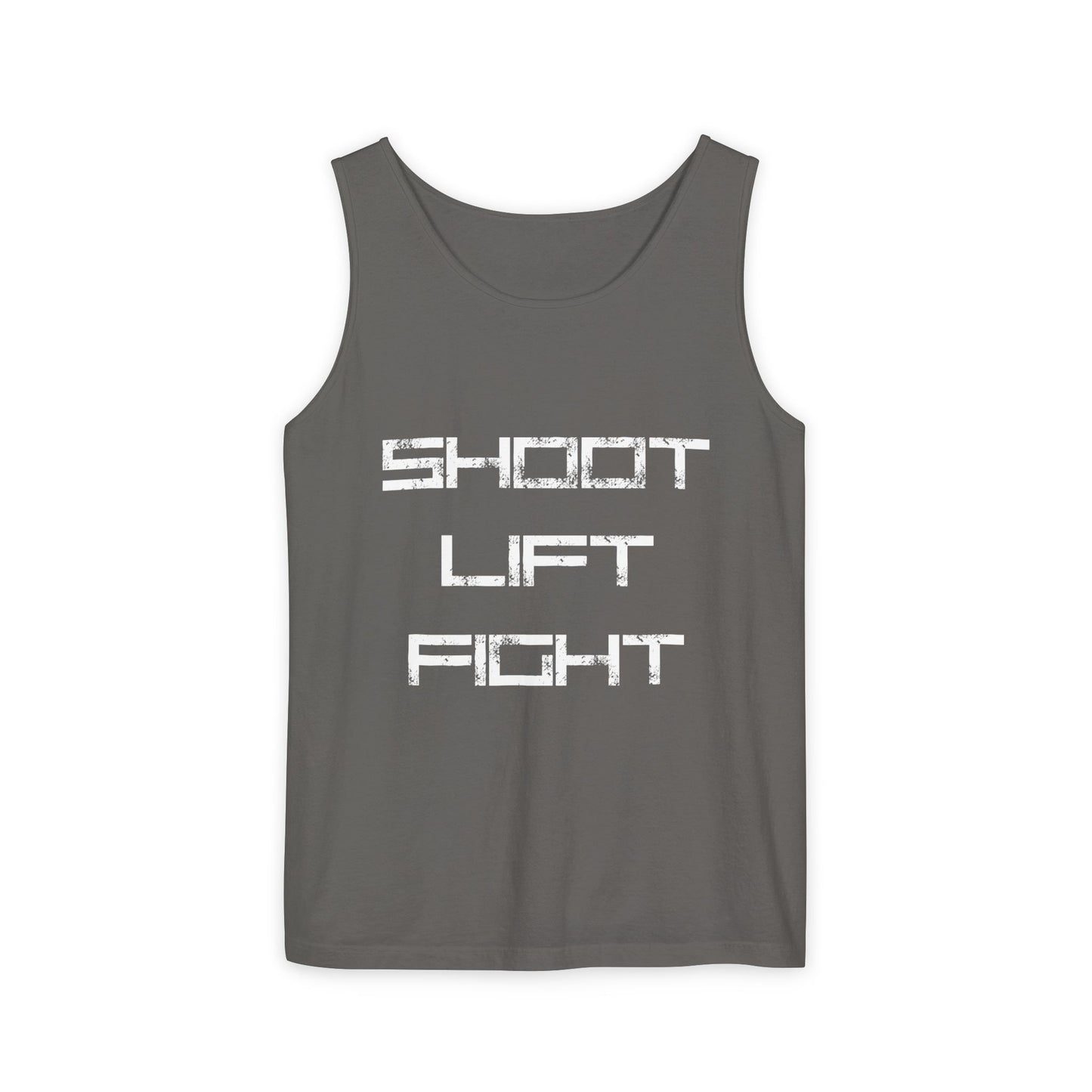 Tanktop Herren – Shoot Lift Fight Sport Tanktop Männer für Gym & Freizeit