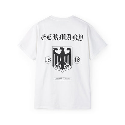 Germany 1848 Urban Streetwear T-shirt In Weiß, Grau , Oliv