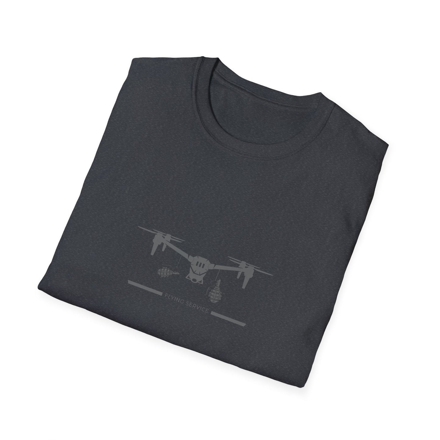 Flying Service Unisex Softstyle T-Shirt Armee Kleidung Herren
