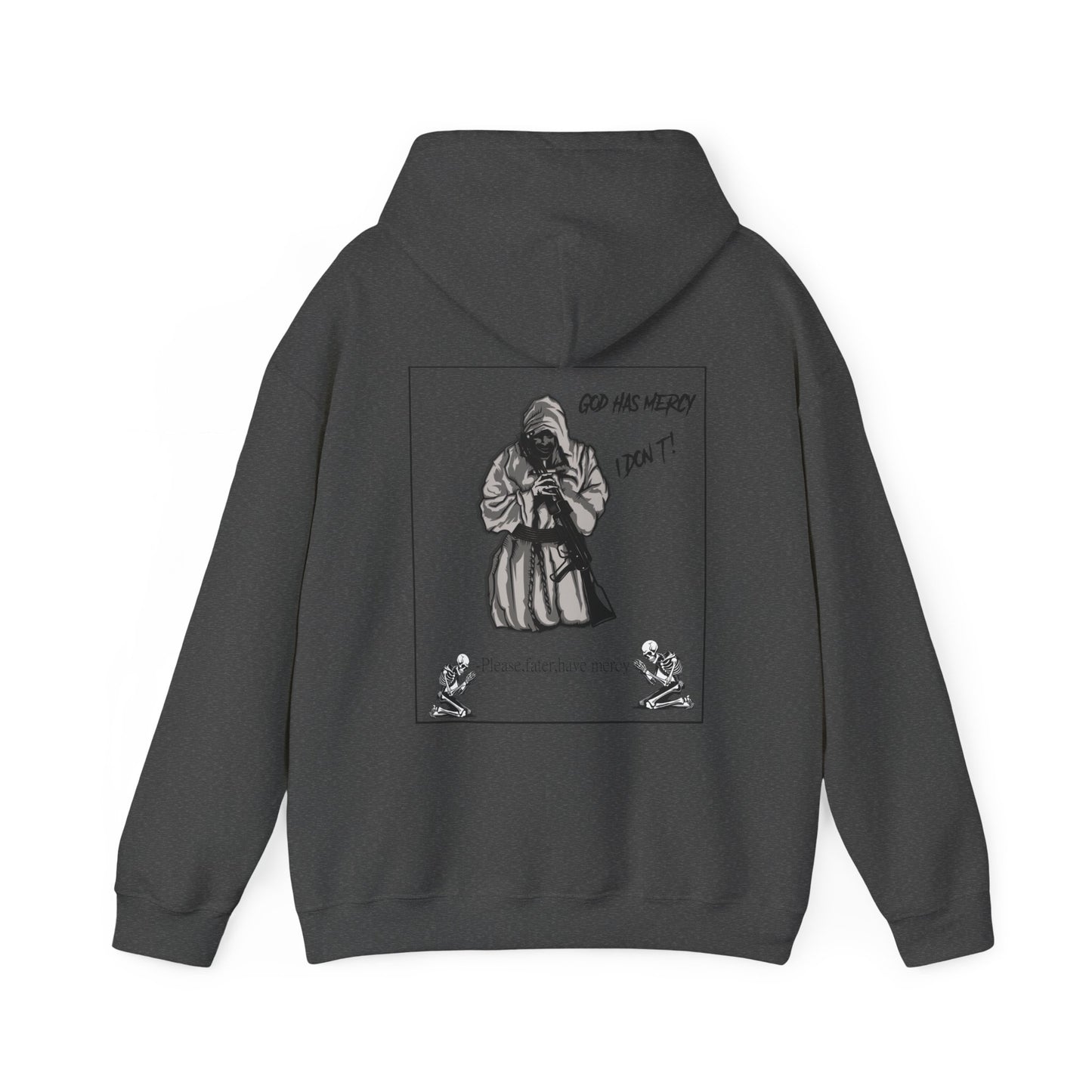Skull Military Style Hoodie-Streetwear Army Design-Combat Wear Herren