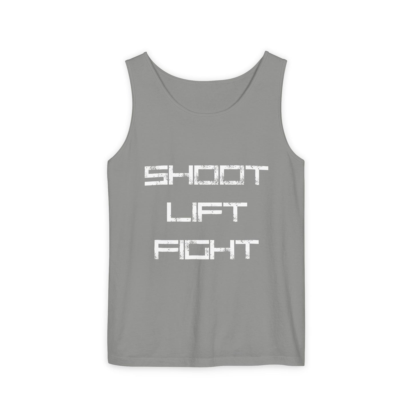 Tanktop Herren – Shoot Lift Fight Sport Tanktop Männer für Gym & Freizeit