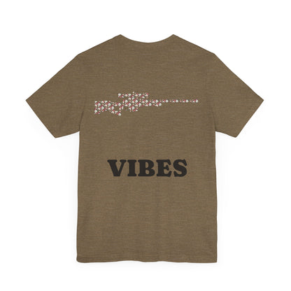 Braunes  t-Shirt Sommer Look Military Style Good Vibes Herren Design trooptrends 