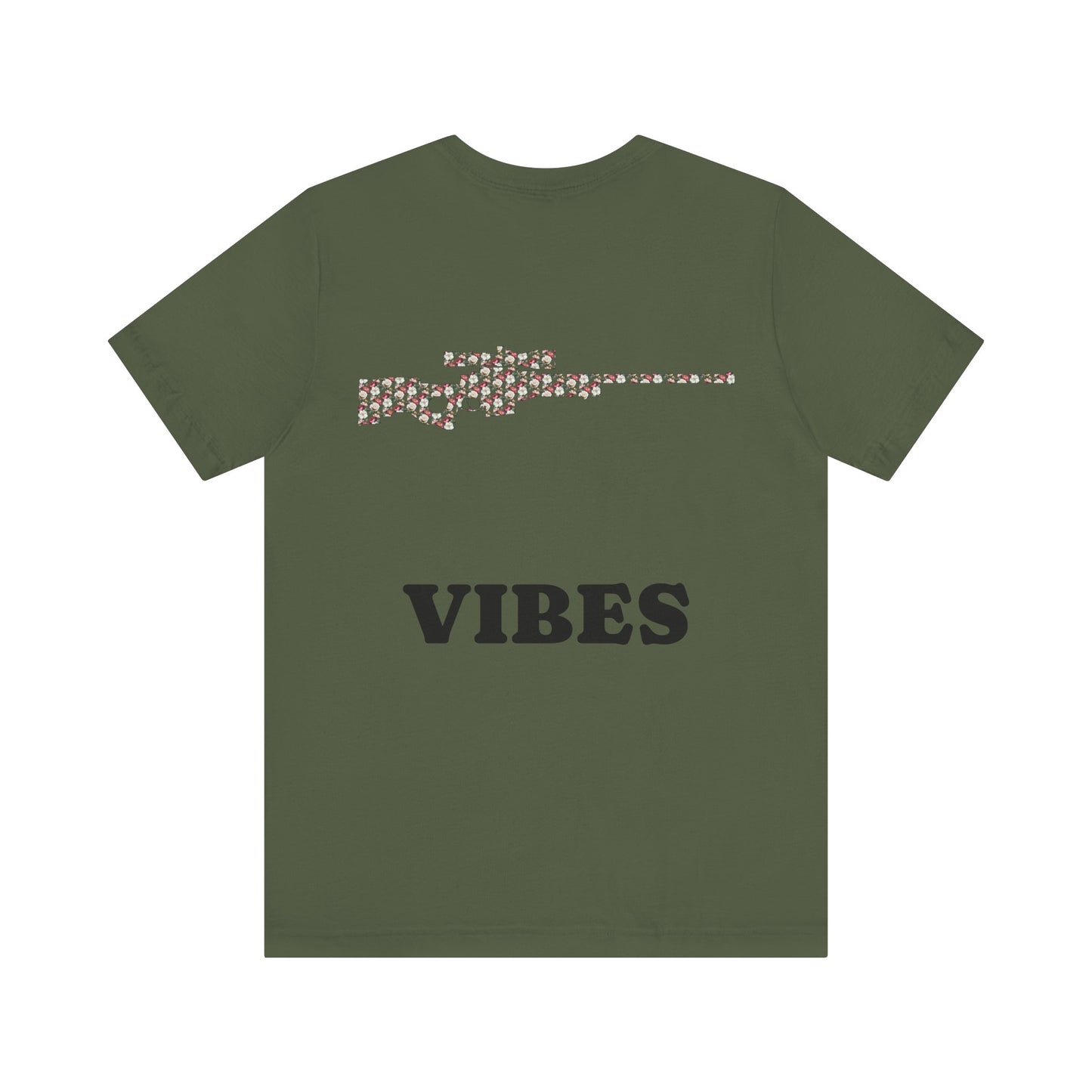 Grünes t-Shirt Sommer Look Military Style Good Vibes Herren Design trooptrends 