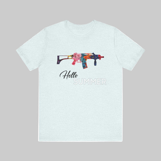 Hellblau t-Shirt mit einem g36 Motiv 