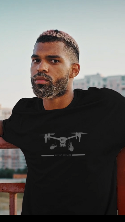 Flying Service Unisex Softstyle T-Shirt Armee Kleidung Herren