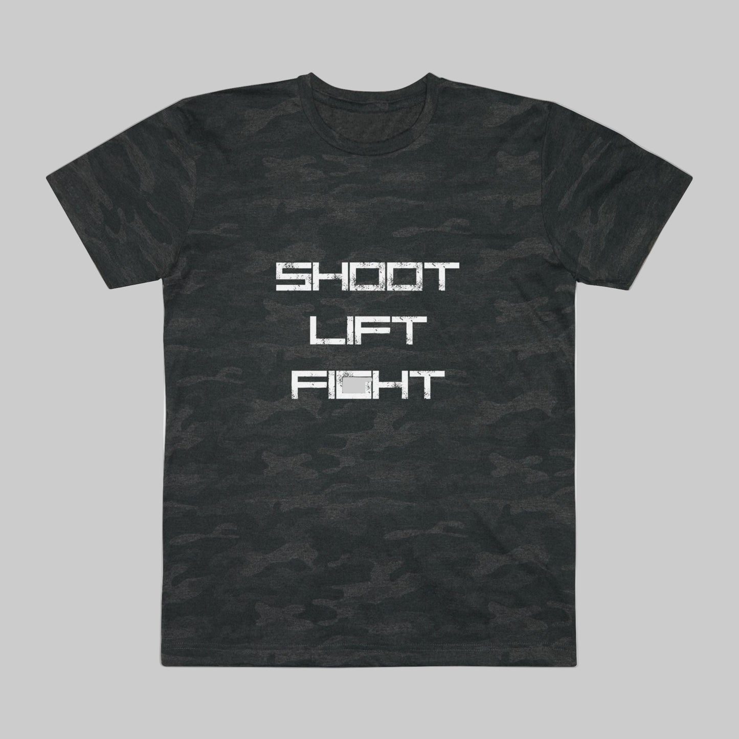 Shoot Lift Fight Camouflage Shirt