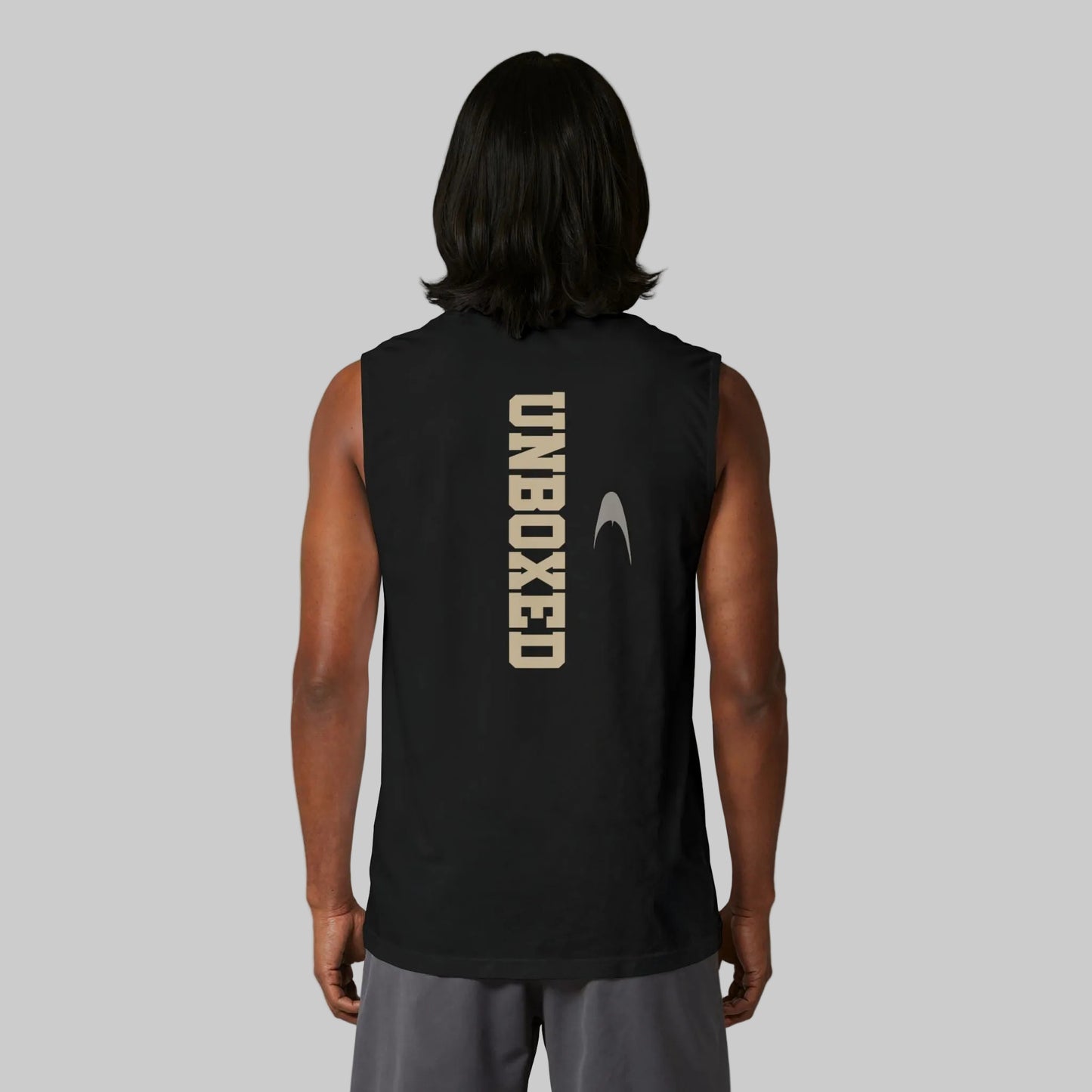 Trooptrends Tanktop Unboxed Club Vertical Print Streetwear Herren