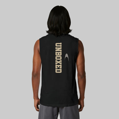 Trooptrends Tanktop Unboxed Club Vertical Print Streetwear Herren