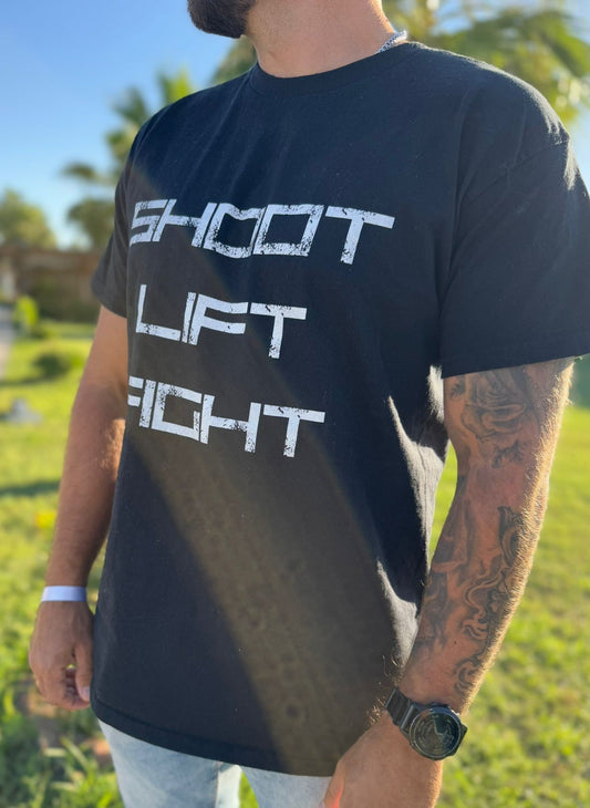 Shoot Lift Fight Black Edition Shirt